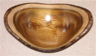 Laburnum bowl by Howard Overton